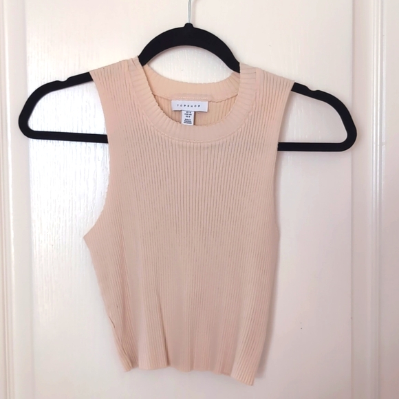 Top shop ribbed knit crop tank - Picture 4 of 6